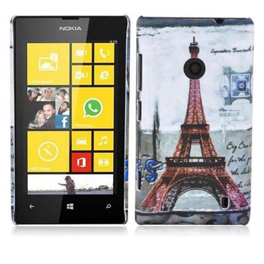Etui Do Nokia Lumia 520 / 521 Pokrowiec w PARIS - WIEŻA EIFFLA Hard Case Cover Obudowa Ochronny Cadorabo Cadorabo