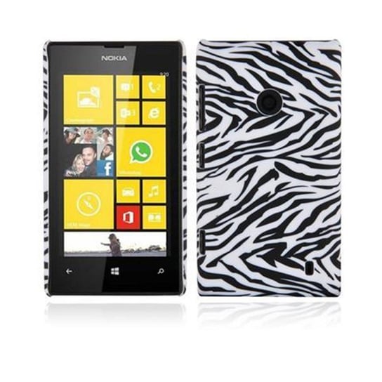 Etui Do Nokia Lumia 520 / 521 Pokrowiec w ZEBRA Hard Case Cover Obudowa Ochronny Cadorabo Cadorabo