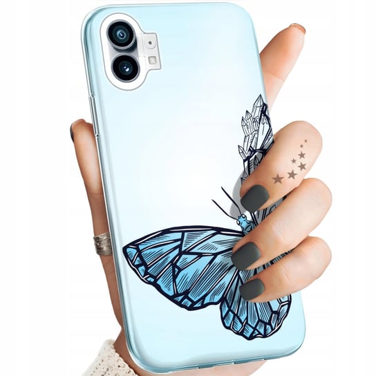 Etui Do Nothing Phone 1 Wzory Motyle Butterfly Barwne Obudowa Pokrowiec Hello Case