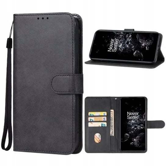 Etui Do Oneplus 11 5G Cph2449 Smart Leather Czarne Obudowa Pokrowiec Case GSM-HURT