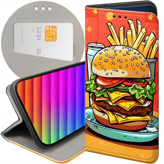 ETUI DO ONEPLUS NORD 2T 5G WZORY HAMBURGER BURGERY FAST-FOOD JEDZENIE CASE OnePlus