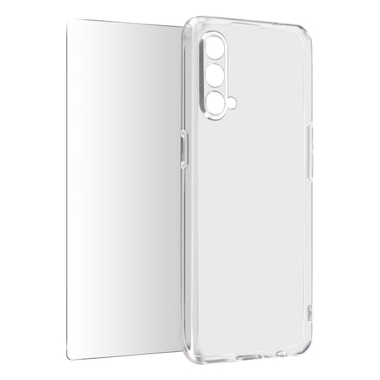Etui do OnePlus Nord CE 5G Silikonowe Miękkie szkło hartowane 9H przezroczyste Avizar