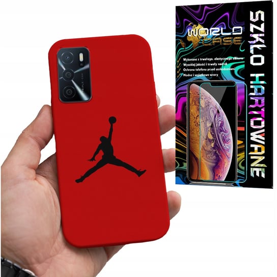 ETUI DO OPPO A16 A16s A54s - KOSZYKÓWKA WZORY DLA FANÓW NBA + SZKŁO WORLD CASE