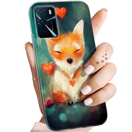 Etui Do Oppo A16 / A16S Wzory Liski Lisy Fox Obudowa Pokrowiec Case Oppo