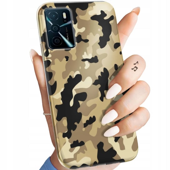 Etui Do Oppo A16 / A16S Wzory Moro Wojskowe Militarne Obudowa Pokrowiec Oppo