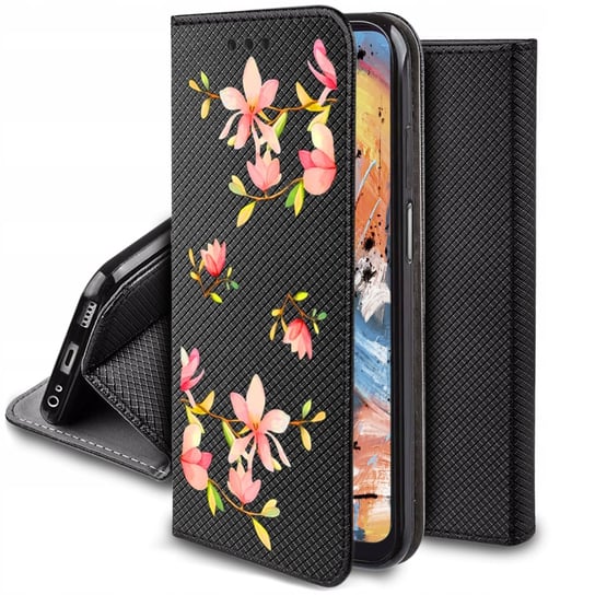 Etui do Oppo A17 MAGNET WZORY CASE + SZKŁO 9H Inna marka