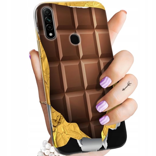 ETUI DO OPPO A31 2020 WZORY CZEKOLADA CHOCO SŁODYCZE OBUDOWA POKROWIEC CASE Oppo