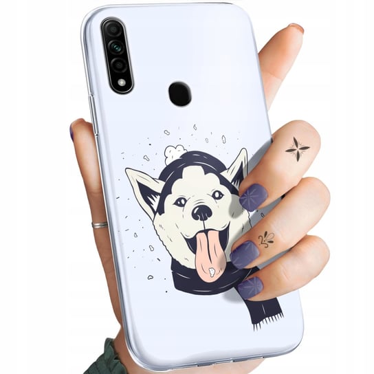 ETUI DO OPPO A31 2020 WZORY HUSKY PSY PIESKI OBUDOWA POKROWIEC CASE Oppo