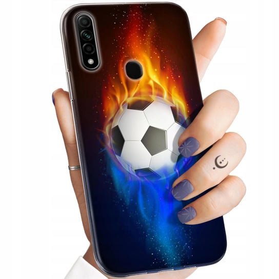 Etui Do Oppo A31 2020 Wzory Sport Piłkarskie Piłka Nożna Obudowa Pokrowiec Oppo