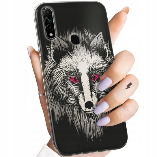 Etui Do Oppo A31 2020 Wzory Wilk Wilkołak Wolf Wilczyca Obudowa Pokrowiec Oppo