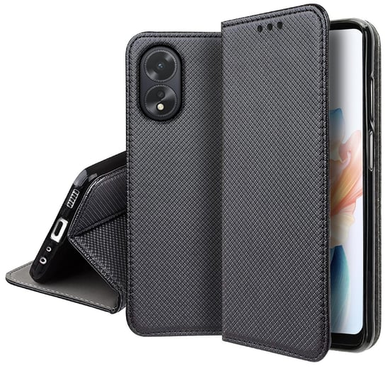 Etui do Oppo A38 SMART MAGNET CASE + SZKŁO 9H Krainagsm