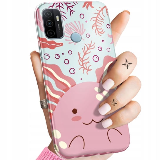 Etui Do Oppo A53 2020 / A53S Wzory Axolotl Aksolotl Z Aksolotlem Obudowa Oppo