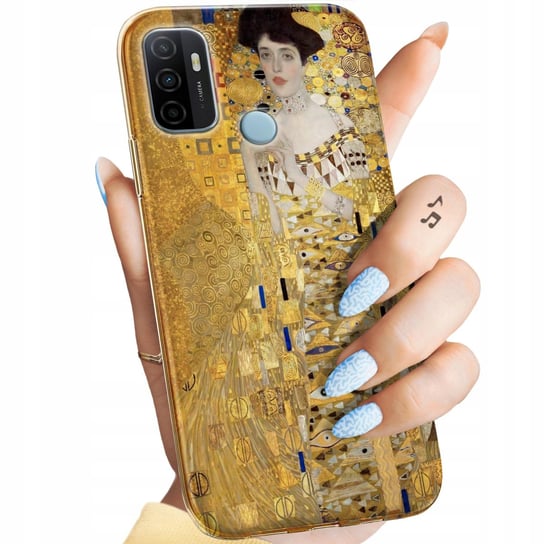 Etui Do Oppo A53 2020 / A53S Wzory Klimt Gustav Pocałunek Obudowa Pokrowiec Oppo