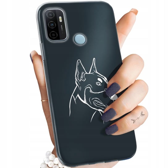 Etui Do Oppo A53 2020 / A53S Wzory Męskie Facet Wąsy Obudowa Pokrowiec Case Oppo