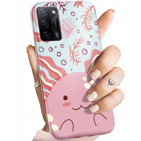 Etui Do Oppo A55 5G Wzory Axolotl Aksolotl Z Aksolotlem Obudowa Pokrowiec Oppo