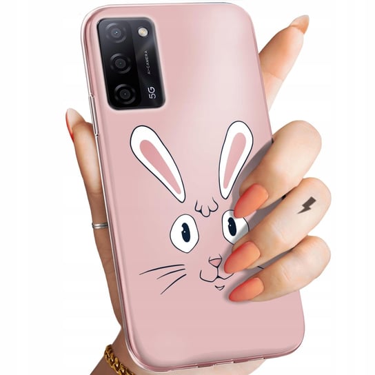 Etui Do Oppo A55 5G Wzory Królik Zając Bunny Obudowa Pokrowiec Case Oppo