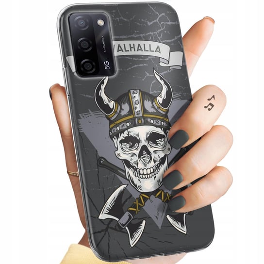 Etui Do Oppo A55 5G Wzory Wikingowie Viking Runy Odyn Obudowa Pokrowiec Oppo