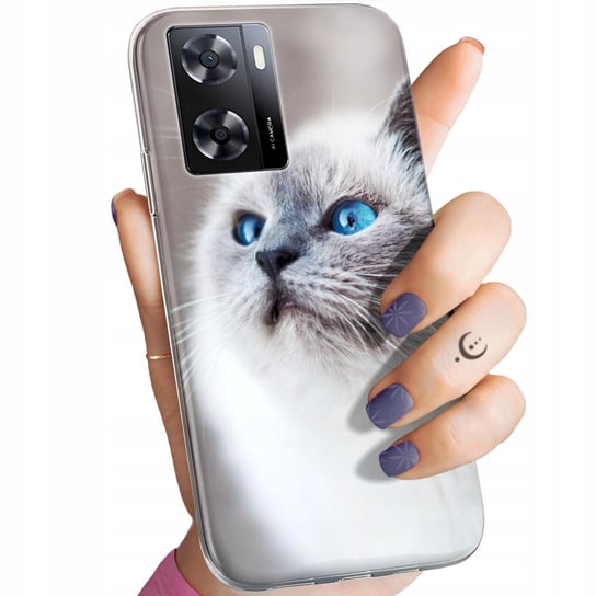 Etui Do Oppo A57 2022 Wzory Animals Zdjęcia Zwierzęta Obudowa Pokrowiec Oppo