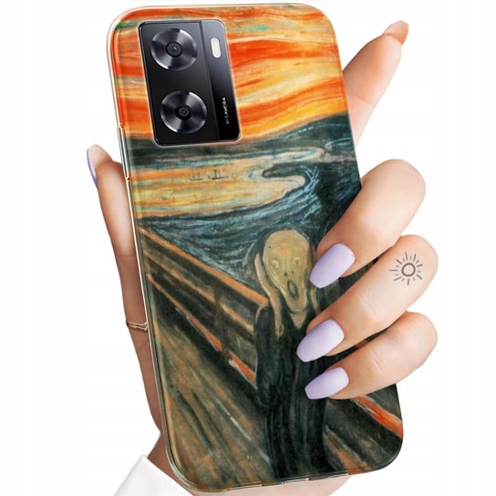 Etui Do Oppo A57 2022 Wzory Edvard Munch Krzyk Malarstwo Obudowa Pokrowiec Oppo