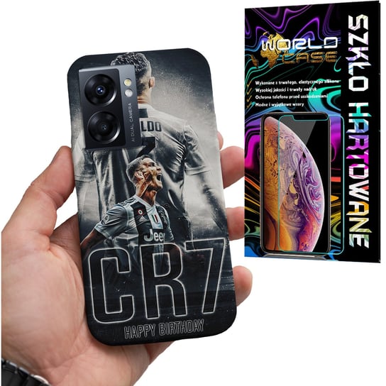 ETUI DO OPPO A57 A57S A77 - CR9 RONALDO PIŁKARZ PLECKI + SZKŁO WORLD CASE