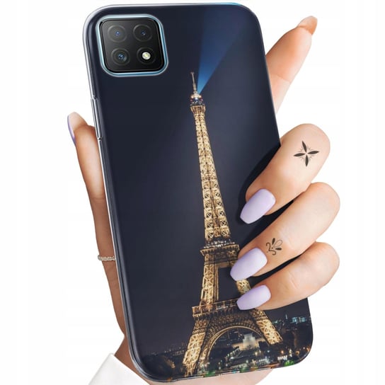 Etui Do Oppo A72 5G Wzory Paryż Francja Eiffel Obudowa Pokrowiec Case Oppo