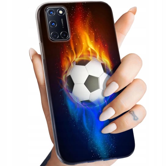 Etui Do Oppo A72 Wzory Sport Piłkarskie Piłka Nożna Obudowa Pokrowiec Case Oppo