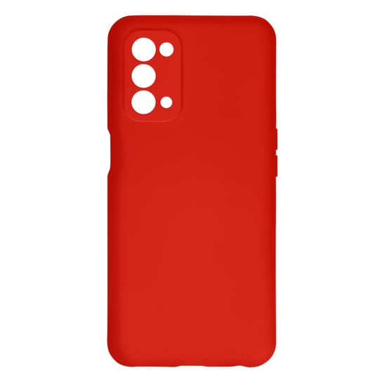 Etui Do Oppo A74 5G / A54 5G Silikonowe Półsztywne Soft Touch Czerwone Avizar