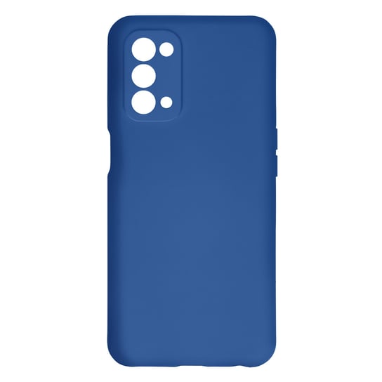 Etui do Oppo A74 5G / A54 5G Silikonowe półsztywne Soft Touch niebieskie Avizar
