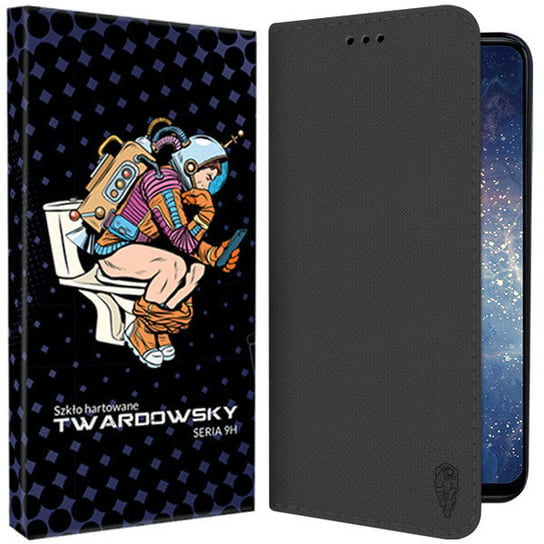 Etui Do Oppo A77 5G Case Twardowsky Astro + Szkło TWARDOWSKY