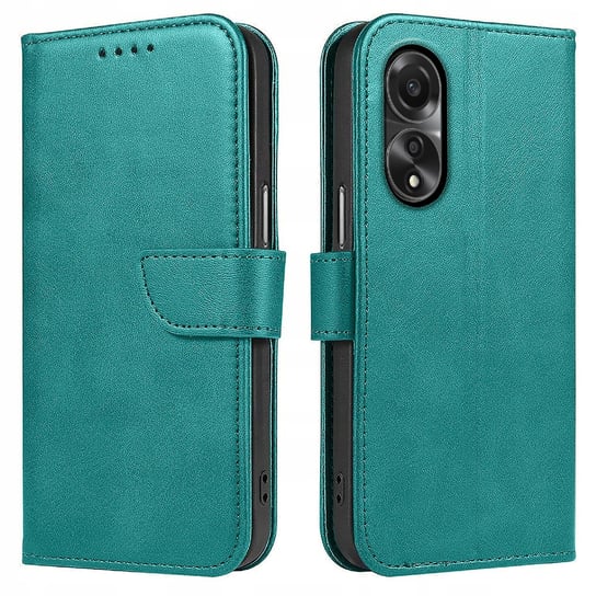 Etui Do Oppo A78 5G | A58 5G Skórzane Skin + Szkło Krainagsm