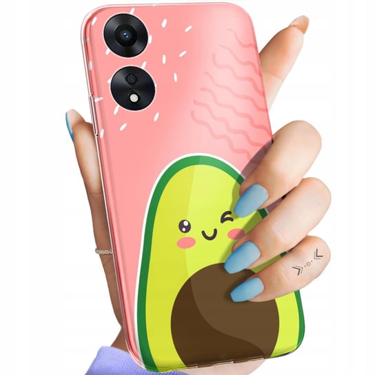 Etui Do Oppo A78 5G / A58 5G Wzory Awokado Avocado Owoc Obudowa Pokrowiec Oppo