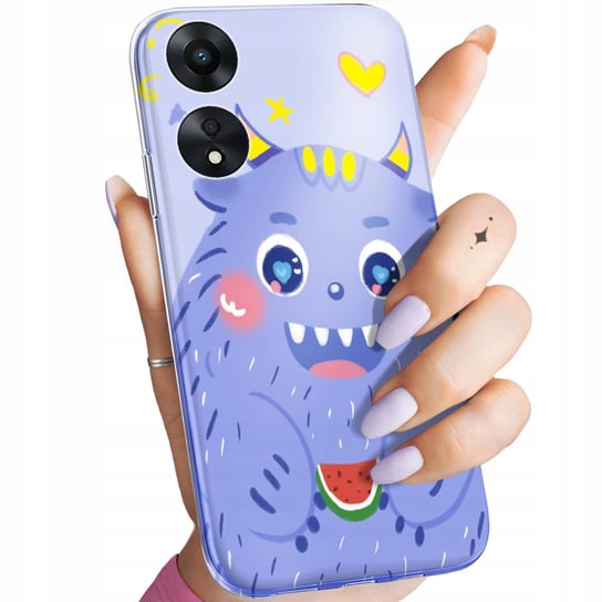 ETUI DO OPPO A78 5G / A58 5G WZORY POTWORY POTWÓR MONSTER OBUDOWA POKROWIEC Oppo