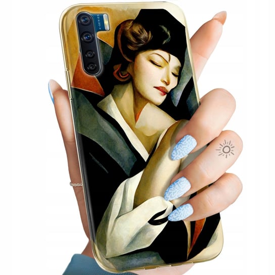 Etui Do Oppo A91 Wzory Art Deco Łempicka Tamara Barbier Wielki Gatsby Case Oppo