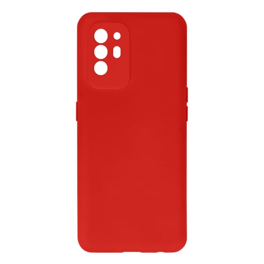 Etui do Oppo A94 5G Silikonowe Półsztywne Soft Touch czerwone Avizar