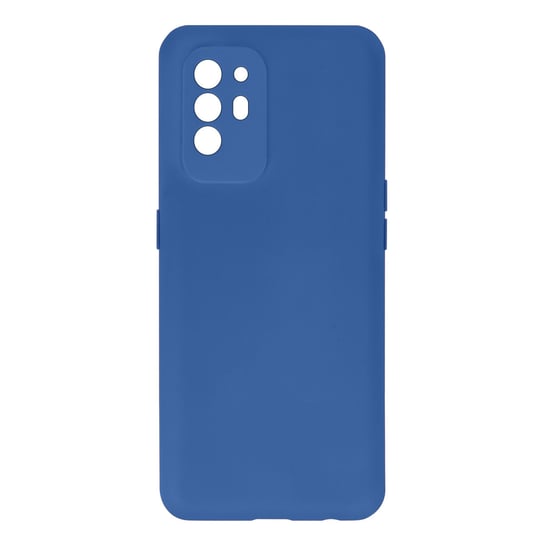 Etui do Oppo A94 5G Silikonowe Półsztywne Soft Touch niebieskie Avizar