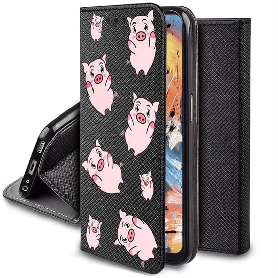 Etui Do Oppo A98 5G Magnet Wzory Case + Szkło 9H Krainagsm