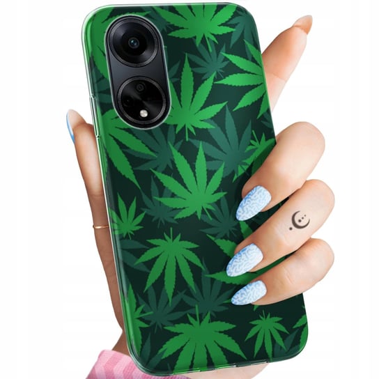 Etui Do Oppo A98 5G Wzory Dla Palaczy Smoker Weed Joint Obudowa Pokrowiec Oppo