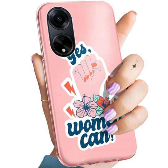 ETUI DO OPPO A98 5G WZORY SIŁA KOBIET GIRL POWER FEMINIZM OBUDOWA POKROWIEC Oppo