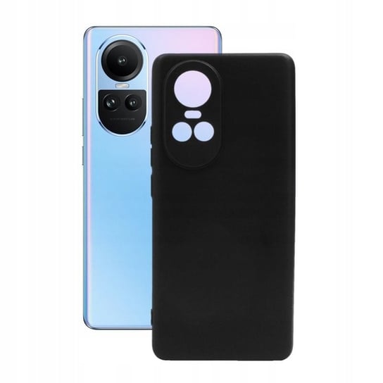 Etui Do Oppo Reno 10 / 10 Pro Jelly Case Czarny Matt Obudowa Pokrowiec Case GSM-HURT