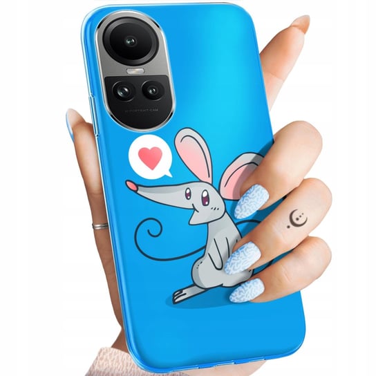 ETUI DO OPPO RENO 10 5G / 10 PRO 5G WZORY MYSZKA MOUSE MINI OBUDOWA CASE Oppo