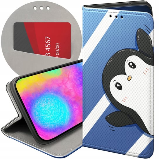 ETUI DO OPPO RENO 10 5G / 10 PRO 5G WZORY PINGWINEK PINGWIN HAPPY FEET CASE Oppo