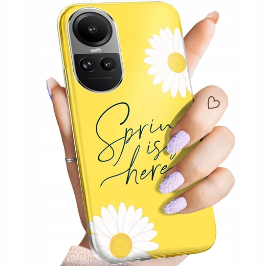 Etui Do Oppo Reno 10 5G / 10 Pro 5G Wzory Wiosna Wiosenne Spring Obudowa Oppo