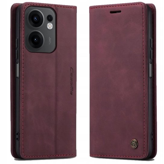 Etui do Oppo Reno 13F 13FS 5G PORTFELOWE SKÓRZANE ZAMYKANE NA KLAPKĘ CaseMe
