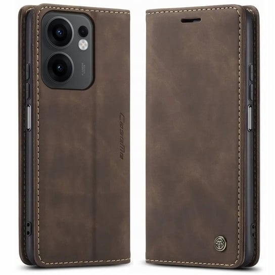 Etui do Oppo Reno 13F 13FS 5G PORTFELOWE SKÓRZANE ZAMYKANE NA KLAPKĘ CaseMe