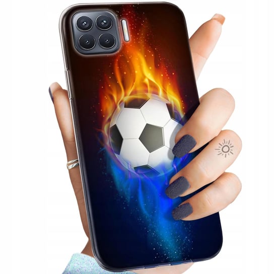 Etui Do Oppo Reno 4 Lite Wzory Sport Piłkarskie Piłka Nożna Obudowa Case Oppo