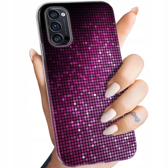 Etui Do Oppo Reno 4 Pro 5G Wzory Brokat Brokatowe Błyszczące Obudowa Case Oppo