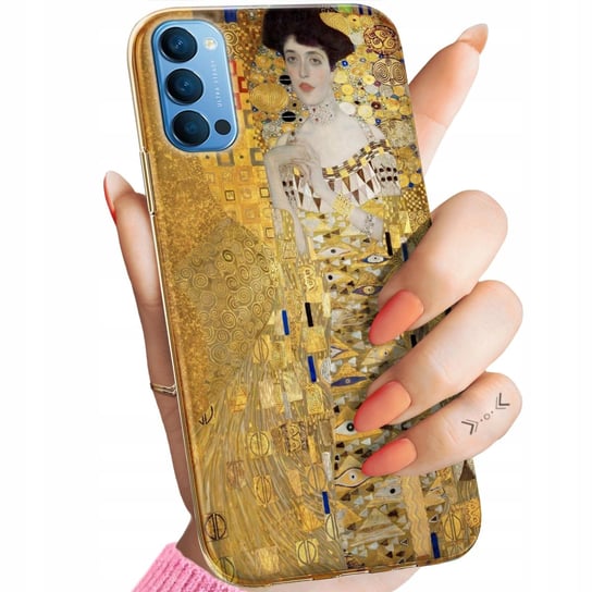 Etui Do Oppo Reno 4 Wzory Klimt Gustav Pocałunek Obudowa Pokrowiec Case Oppo