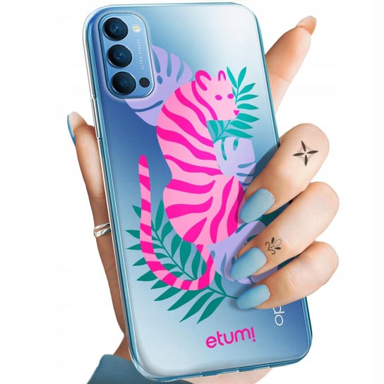 ETUI DO OPPO RENO 4 WZORY LATO NA WAKACJE DŻUNGLA OBUDOWA POKROWIEC CASE Oppo