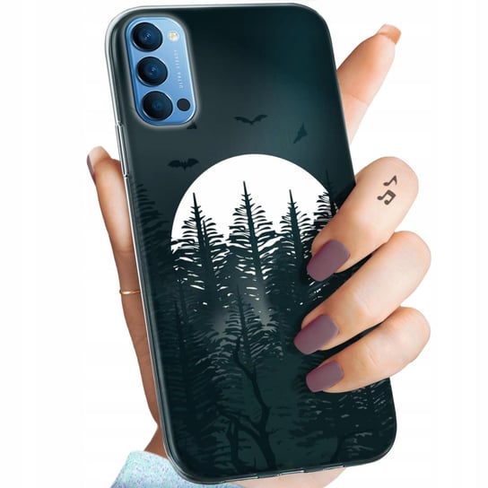 Etui Do Oppo Reno 4 Wzory Mroczne Horror Straszne Obudowa Pokrowiec Case Oppo