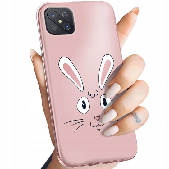 Etui Do Oppo Reno 4Z 5G Wzory Królik Zając Bunny Obudowa Pokrowiec Case Oppo